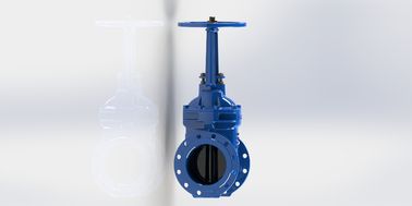 การเชื่อมโยง Flanged EPDM Seal Water Gate Valve ความสูญเสียความดันต่ํา