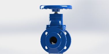 วาล์วประตูเชื่อมต่อ Flange ทนทานต่อการกัดกร่อน สําหรับงานน้ํา