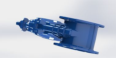 ประเภทเหล็กยืดหยุ่นทนทาน Flange แบบด้านนอกสกรู Yoke วาล์วประตู