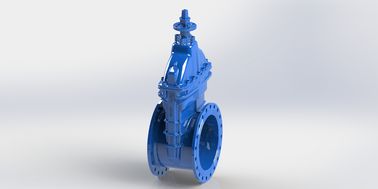 ประเภทเหล็กยืดหยุ่นทนทาน Flange แบบด้านนอกสกรู Yoke วาล์วประตู