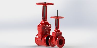 การทํางานของล้อมือแบบ UL FM Gate Valve แบบ Flanged / Grooved