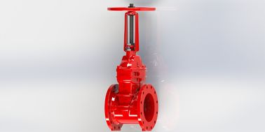 การทํางานของล้อมือแบบ UL FM Gate Valve แบบ Flanged / Grooved