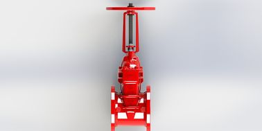 2-12 Ul Fm Gate Valve Fusion Bonded Epoxy Coating Flanged Connection สําหรับการป้องกันไฟ