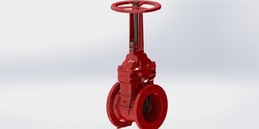 ประเภท 125/150 ความดัน UL FM Gate Valve Handwheel Operation Fusion Bonded Epoxy Coating การทํางานของวงล้อมือ