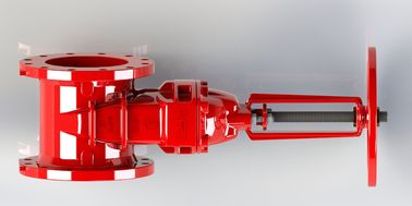 ประเภท flange หรือ groove แบบไม่ขึ้น stem ยืดหยุ่น วาล์วที่นั่ง