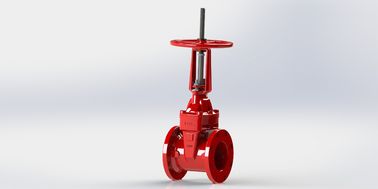 2-12 Ul Fm Gate Valve Fusion Bonded Epoxy Coating Flanged Connection สําหรับการป้องกันไฟ