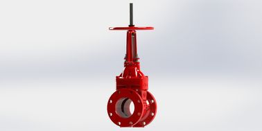 ประเภท 125/150 ความดัน UL FM Gate Valve Handwheel Operation Fusion Bonded Epoxy Coating การทํางานของวงล้อมือ