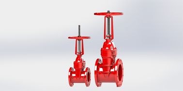 2 ′′-12&quot; Fusion Bonded Epoxy Coating ul fm วาล์วประตูสําหรับอุปกรณ์ป้องกันไฟ