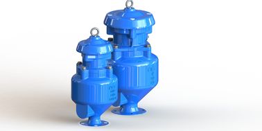 วาล์วปล่อยอากาศระบายน้ําเสียเหล็กอ่อน DN50-DN200 สําหรับระบบ ≤ 80 °C