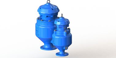 DN50-DN200 วาล์วปล่อยอากาศจากน้ําเสียเหล็กอ่อน พร้อมชนิดการเชื่อมต่อ Flange / Thread