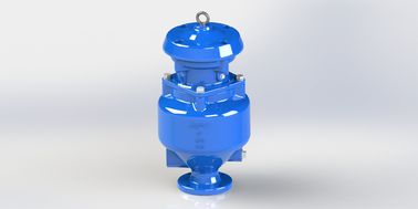 DN50-DN200 วาล์วปล่อยอากาศจากน้ําเสียเหล็กอ่อน พร้อมชนิดการเชื่อมต่อ Flange / Thread