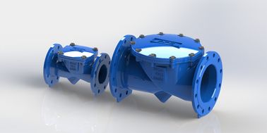ประเภทการเชื่อมโยง flange วาล์วตรวจสอบสําหรับปิโตรเคมี PN16 ความดัน