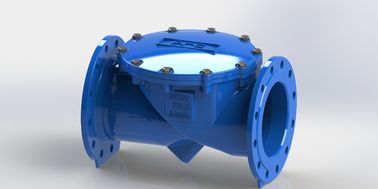 แฟลนจ์เชื่อมต่อ EPDM ยาง Disc Swing Flex Check Valve สําหรับการปิดในสภาพแวดล้อมอุตสาหกรรมต่าง ๆ