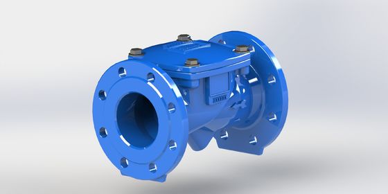 PN16 Pressure Rating Swing Flex Check Valve with Flange Connection and ISO Certification for Industrial Use