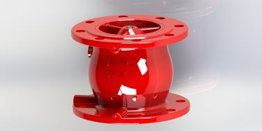 DN600 Anti Water Hammer Non Slam Swing Check Valve พร้อมเครื่องกระจายน้ํา