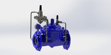 PN25 EN1074-5 วาล์วควบคุมกระแสไฮดรอลิกแบบปรับได้ตามมาตรฐาน พร้อมเครื่องปรับจากสแตนเลส