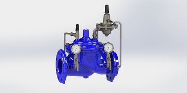 PN25 ความดัน กล่องควบคุมการไหลของเหล็ก ductile สําหรับเครื่องจักรเทศบาล