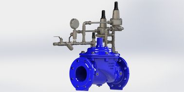 PN10 วาล์ว Anticipator Surge EPDM การทํางานด้วยมือยางและปลาย Flange