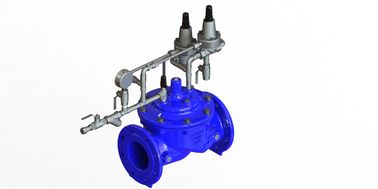 PN25 วาล์วระบายความแรงที่มีการขับเคลื่อนแบบ Manual ของ Diaphragm ไนลอนเสริมแรงสูงสุด 80.C