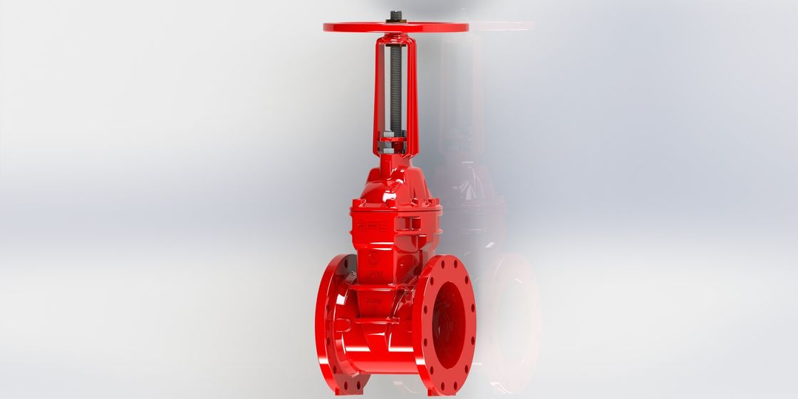 การทํางานของล้อมือแบบ UL FM Gate Valve แบบ Flanged / Grooved