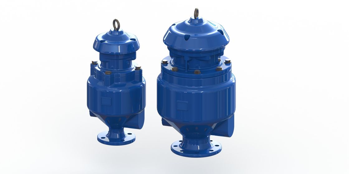 วาล์วระบายอากาศสำหรับบำบัดน้ำเสีย DN50-DN200 พร้อมพิกัดอุณหภูมิ ≤80℃ และช่วงแรงดัน PN10-PN40 สำหรับระบบวาล์วระบายอากาศบำบัดน้ำเสีย