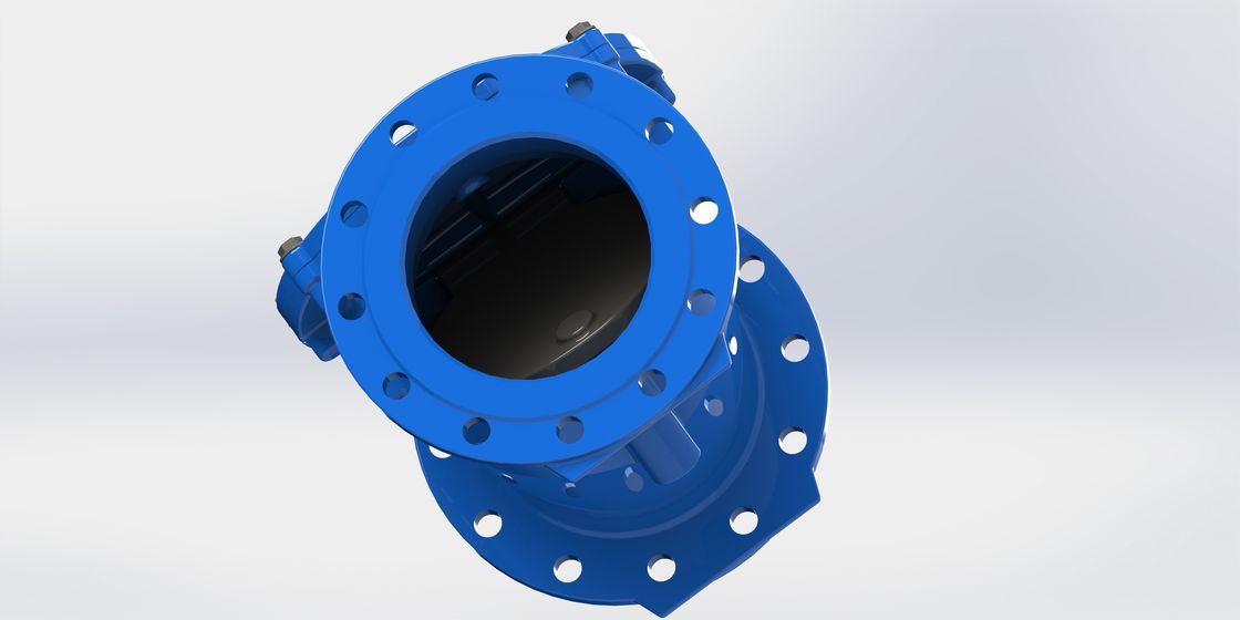 PN10 ความดันปรับระดับ Swing Flex Check Valve ด้วยวัสดุประปา EPDM และร่างโลหะยืดหยุ่นสําหรับการบําบัดน้ํา