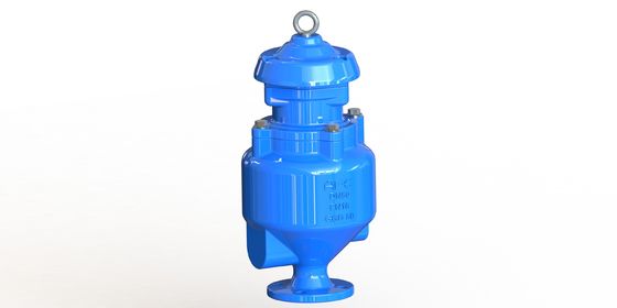 วาล์วปล่อยอากาศจากระบายน้ําเสียเหล็กอ่อนพร้อมการเชื่อมต่อ Flange/Thread สําหรับระบบระบายน้ําเสีย DN50-DN200